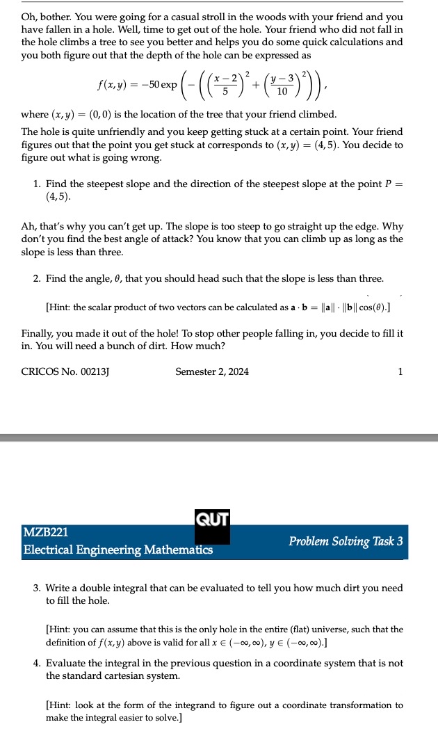 Write a double integral that can be evaluated to