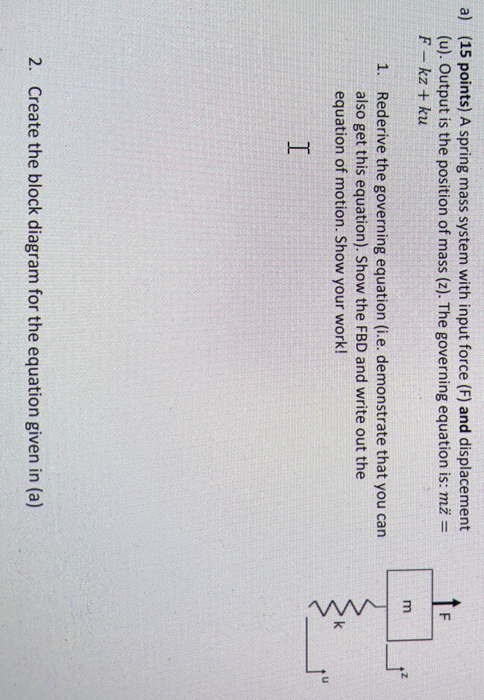 ( 2 0 points ) Simulation. Use Simulink to create