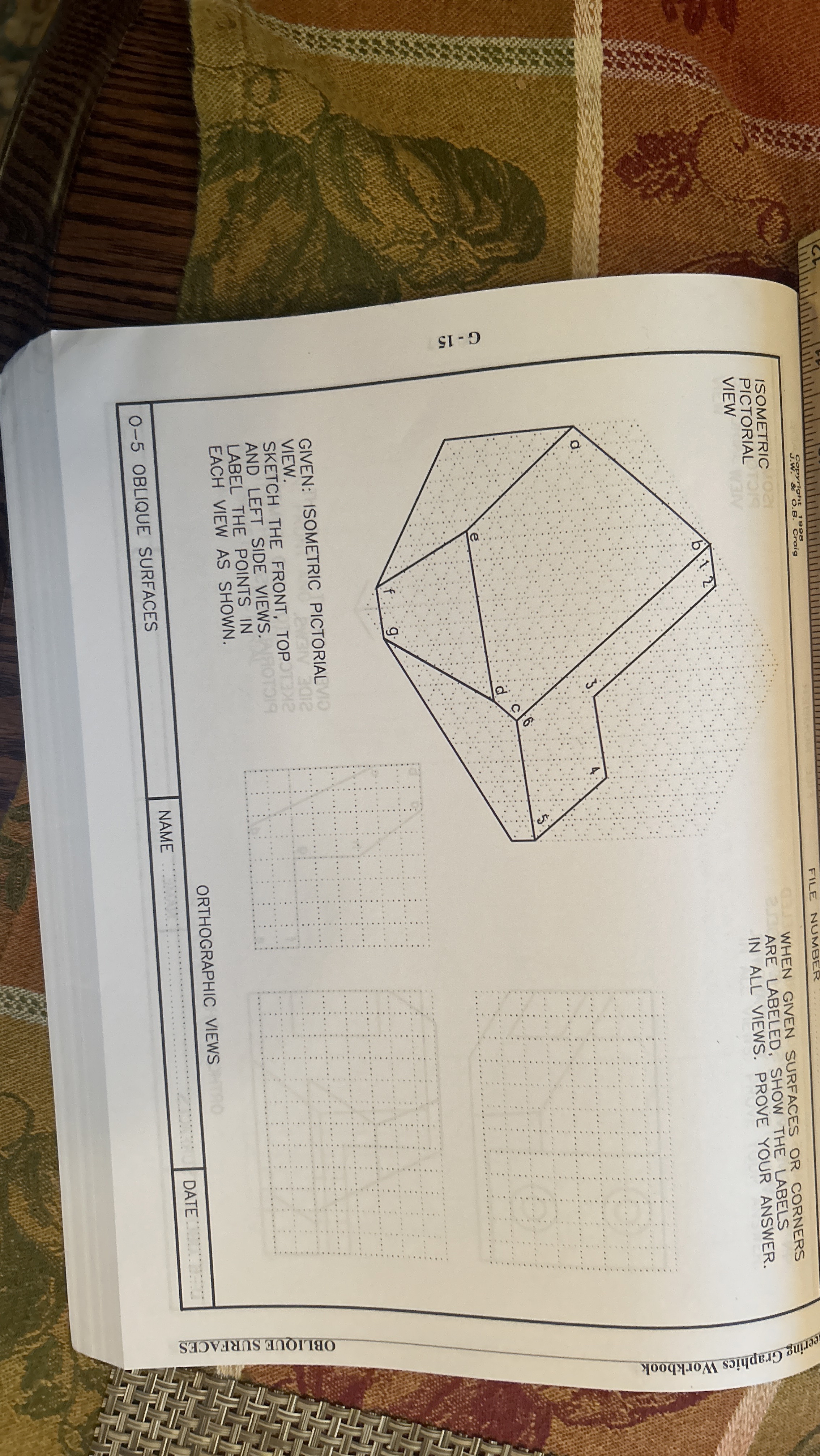 Steps for Isometrix drawing