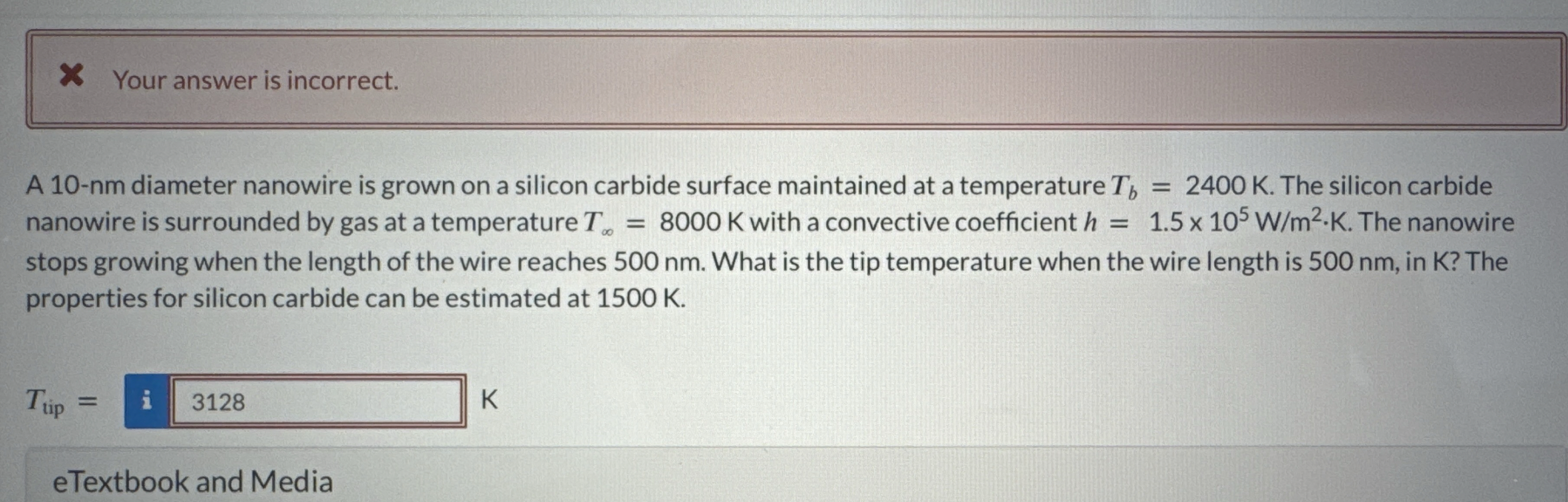 A 1 0 - nm diameter nanowire is grown on a