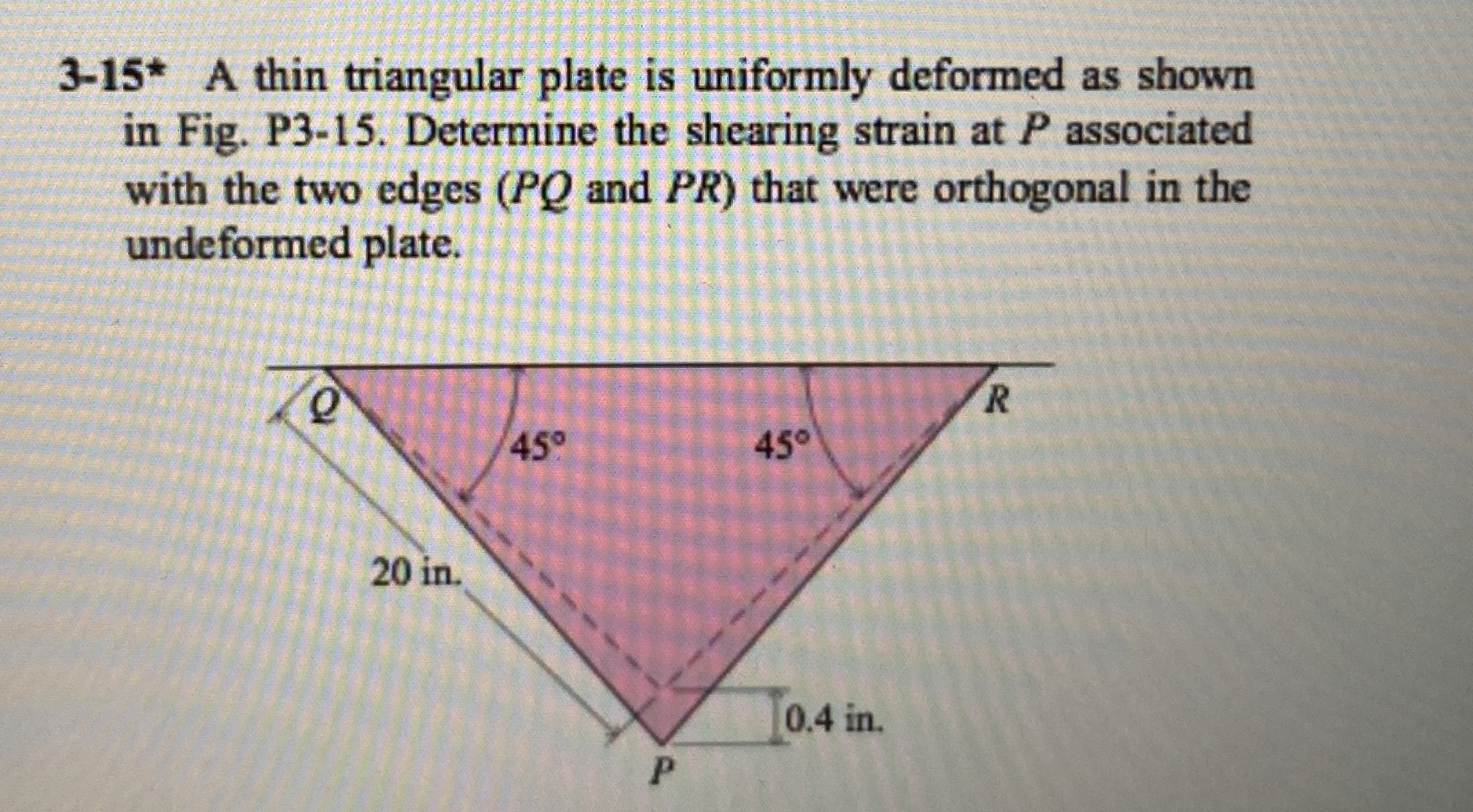 3 - 1 5 * A thin triangular plate is uniformly