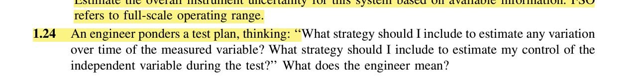 1 . 2 4 An engineer ponders a test plan,