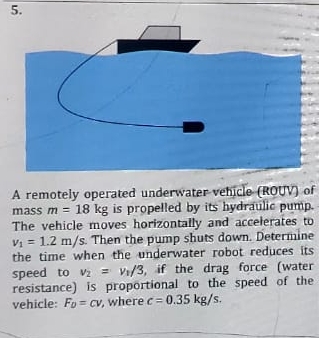 A remotely operated underwater vehicle ( ROUV )