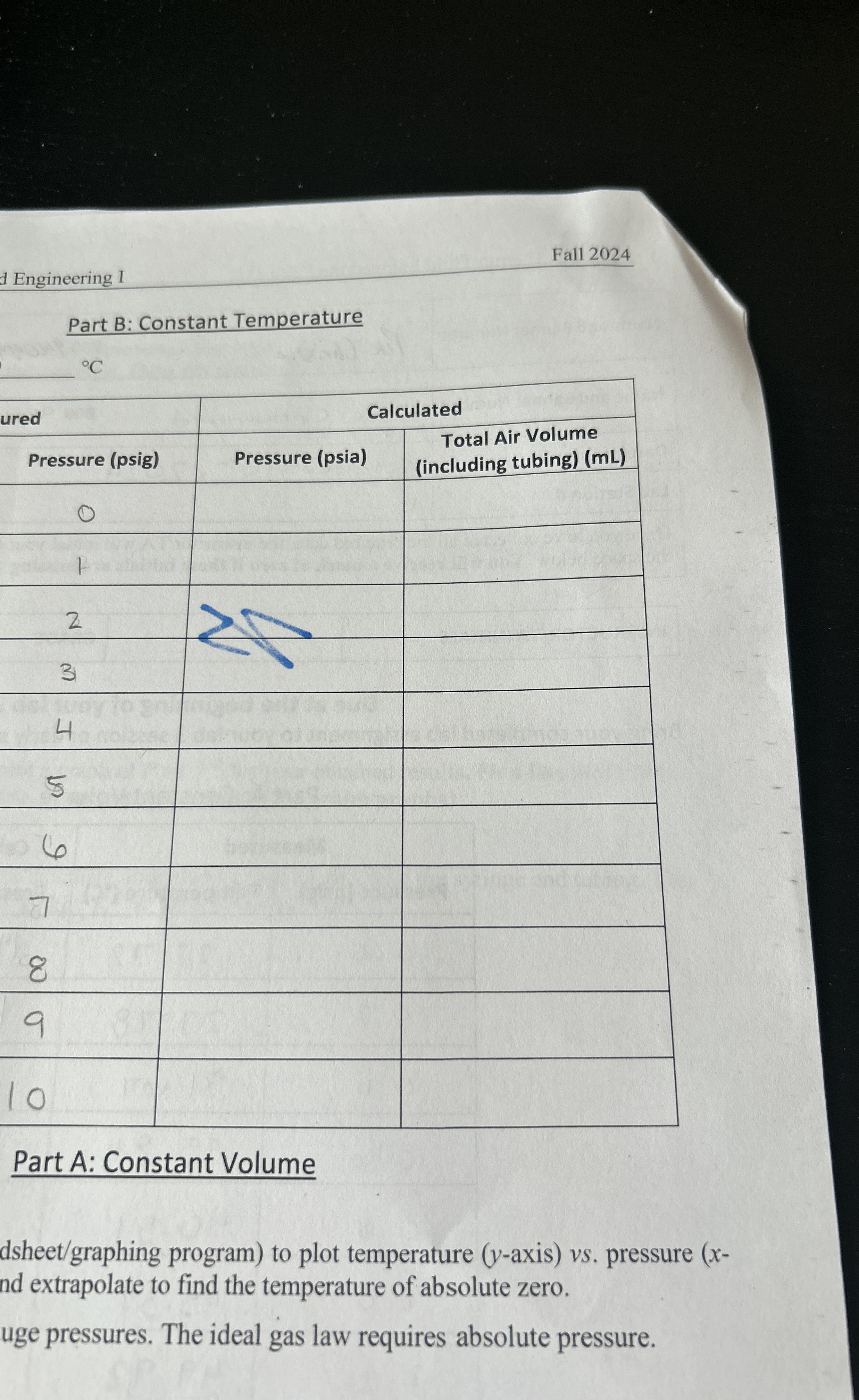 d Engineering I Fall 2 0 2 4 Part B: Constant