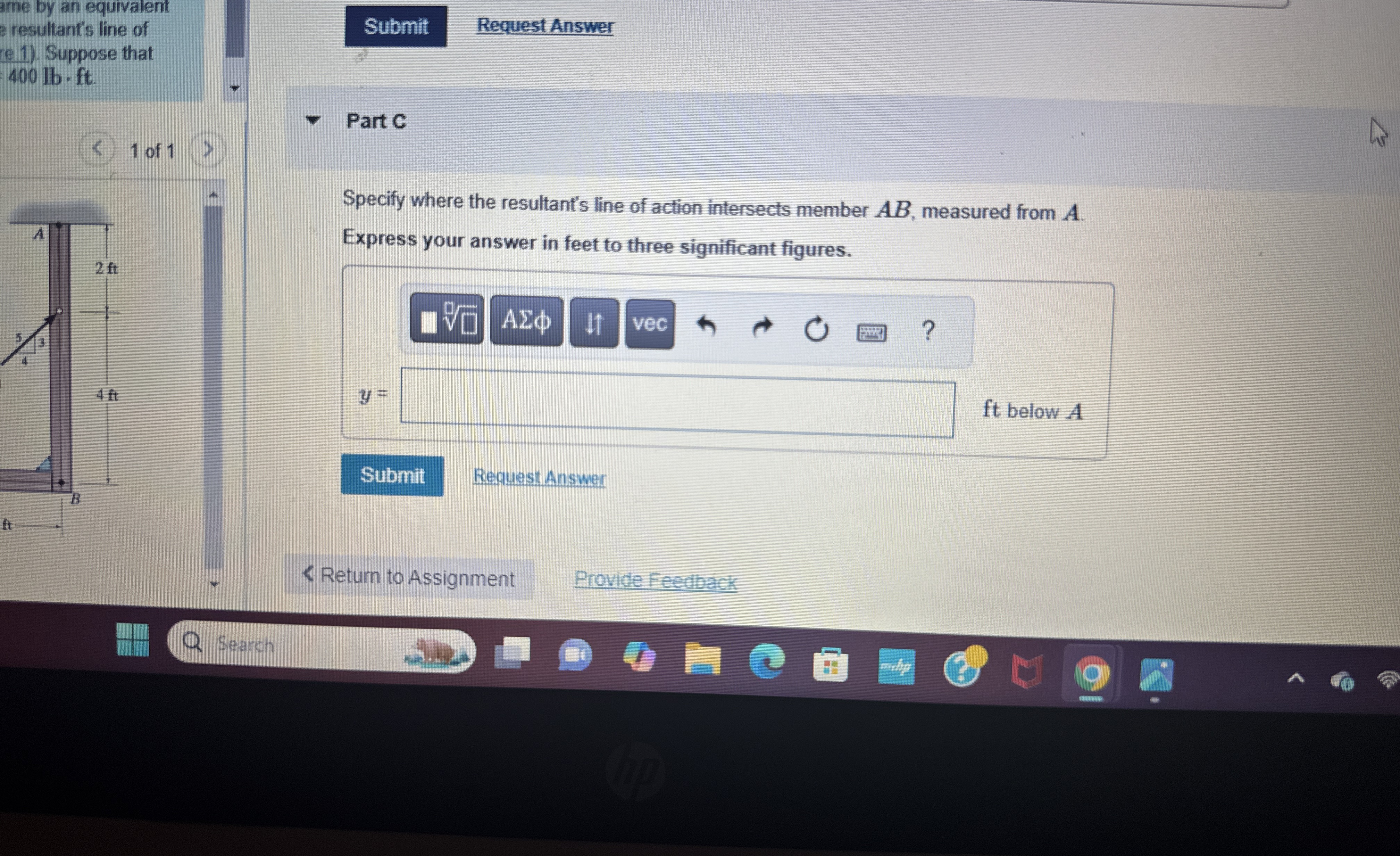 Determine the magnitude of the resultant force.