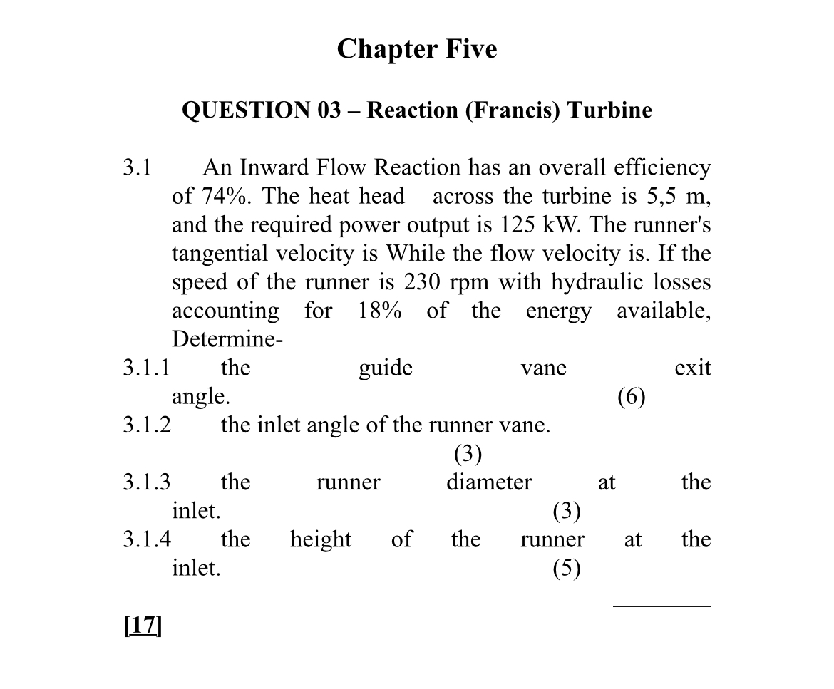 Chapter Five QUESTION 0 3 - Reaction ( Francis )