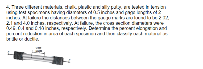 Three different materials, chalk, plastic and