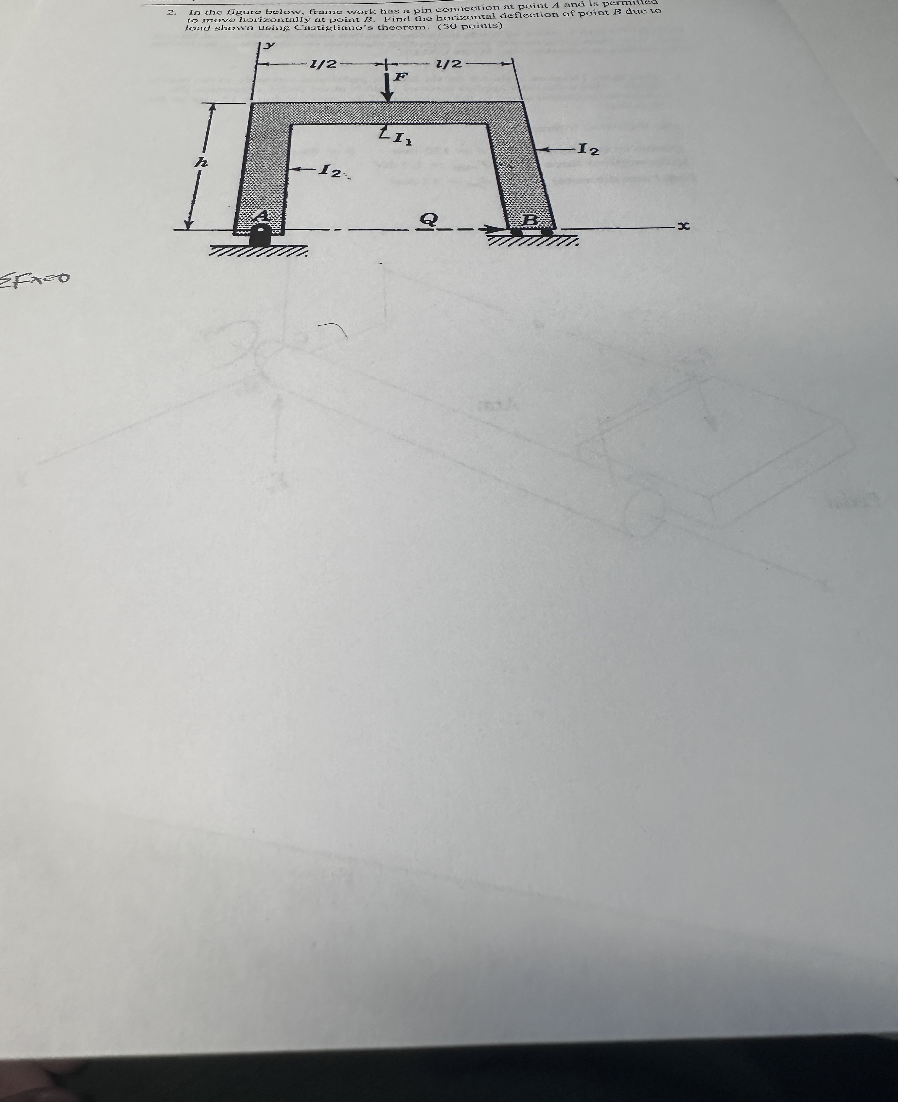 In the figure below, framework has a pin