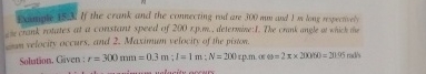 Solution. Given : r = 3 0 0 m m = 0 . 3 m ; I = 1