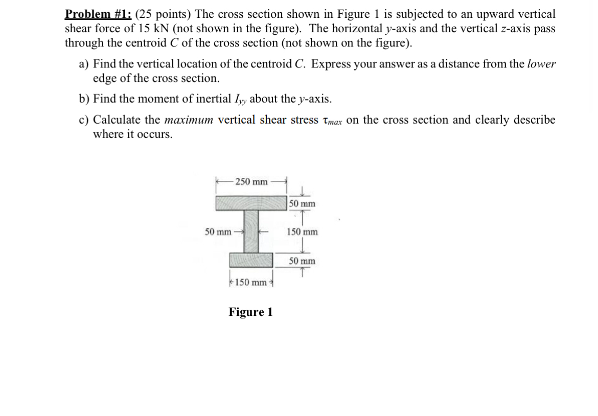 Problem # 1 : ( 2 5 points ) The cross section