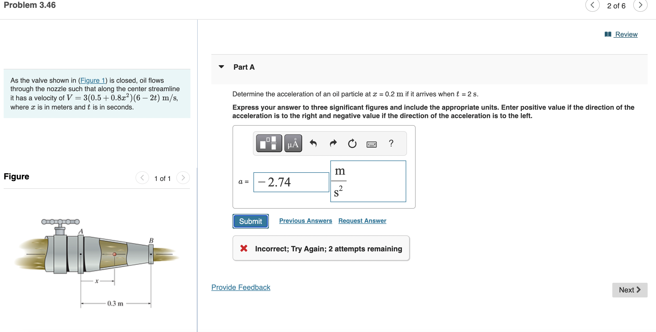 As the valve shown in ( Figure 1 ) is closed, oil