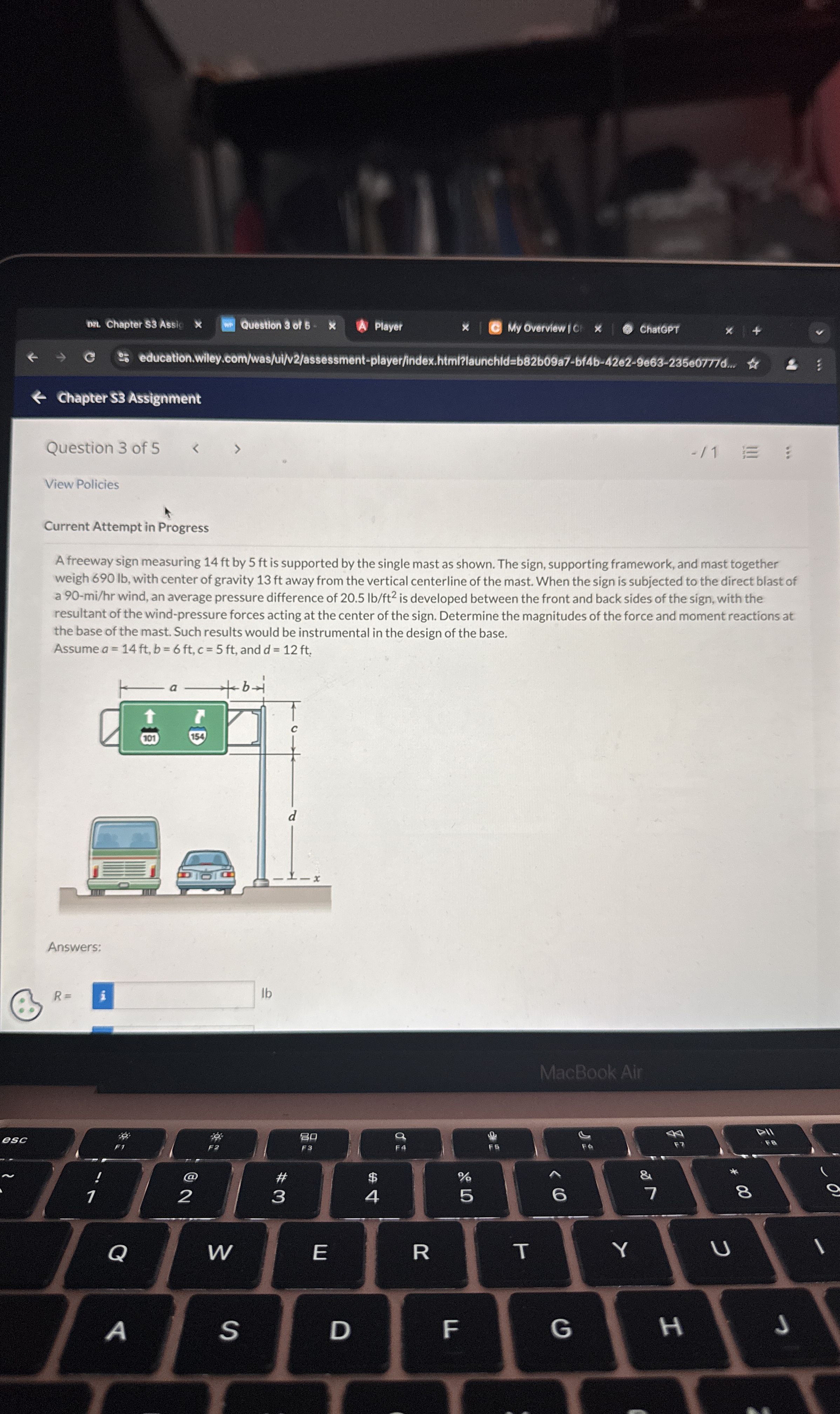 Current Attempt in Progress A freeway sign