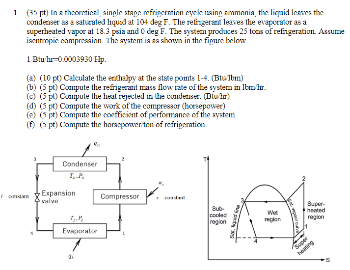( 3 5 pt ) In a theoretical, single stage
