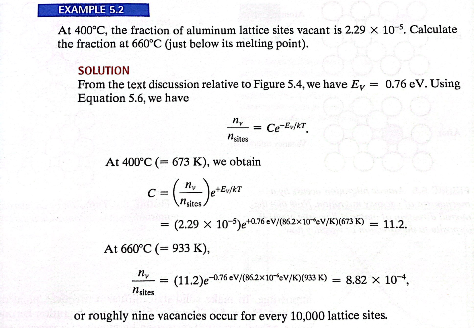 Using data in table 5 . 2 , calculate the self -