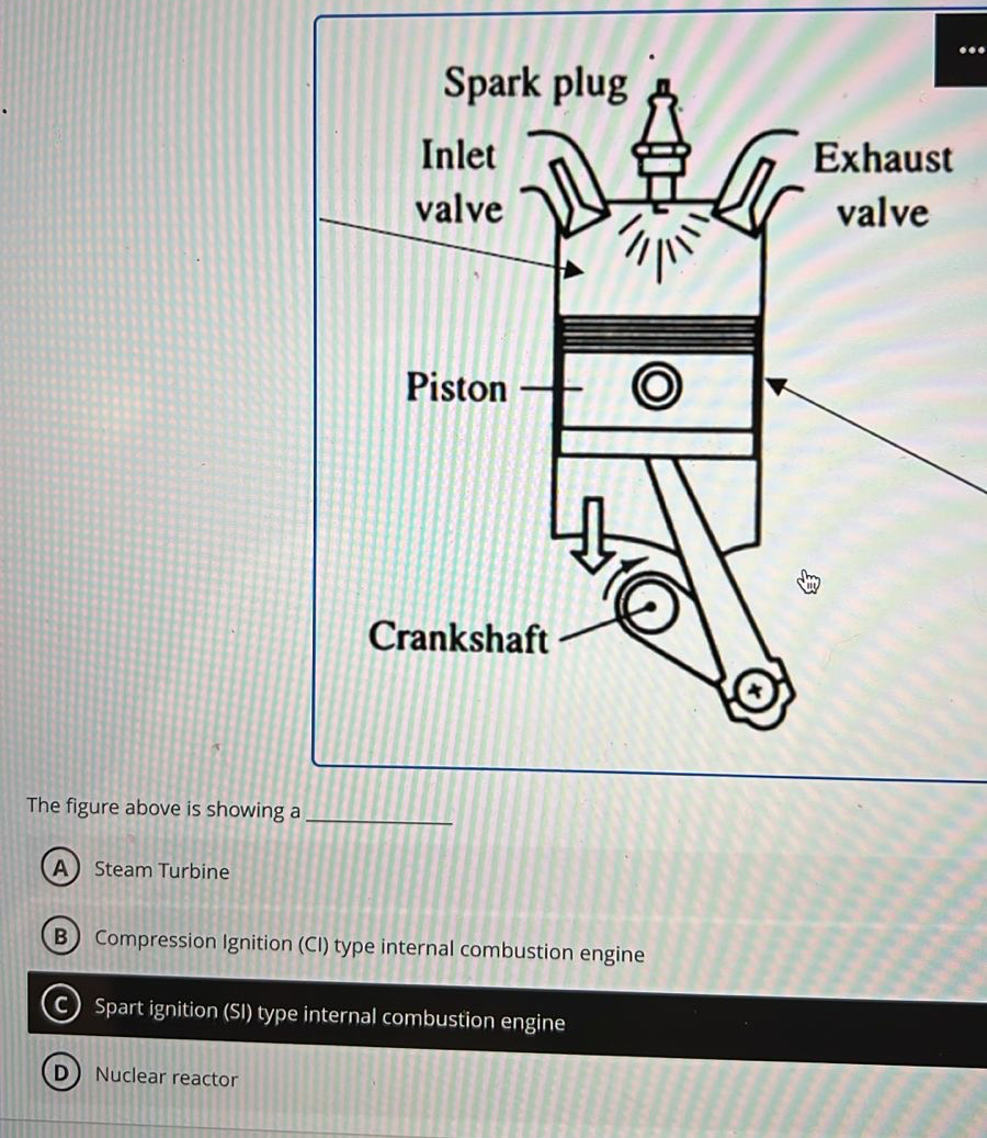 The figure above is showing a Steam Turbine