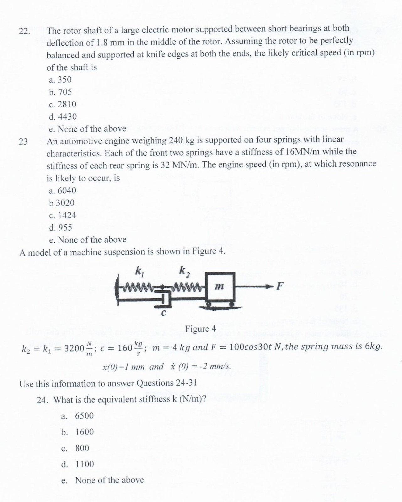 The rotor shaft of a large electric motor