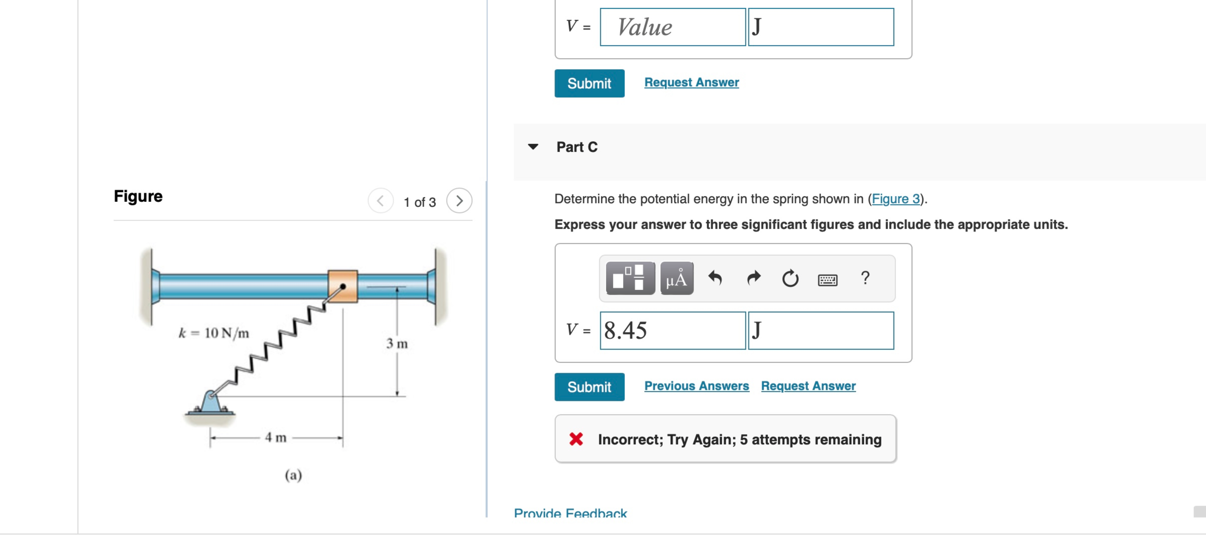 The springs shown all have an unstretched length