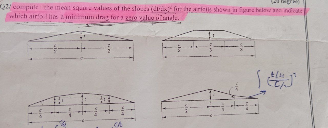 Q 2 / compute the mean square values of the