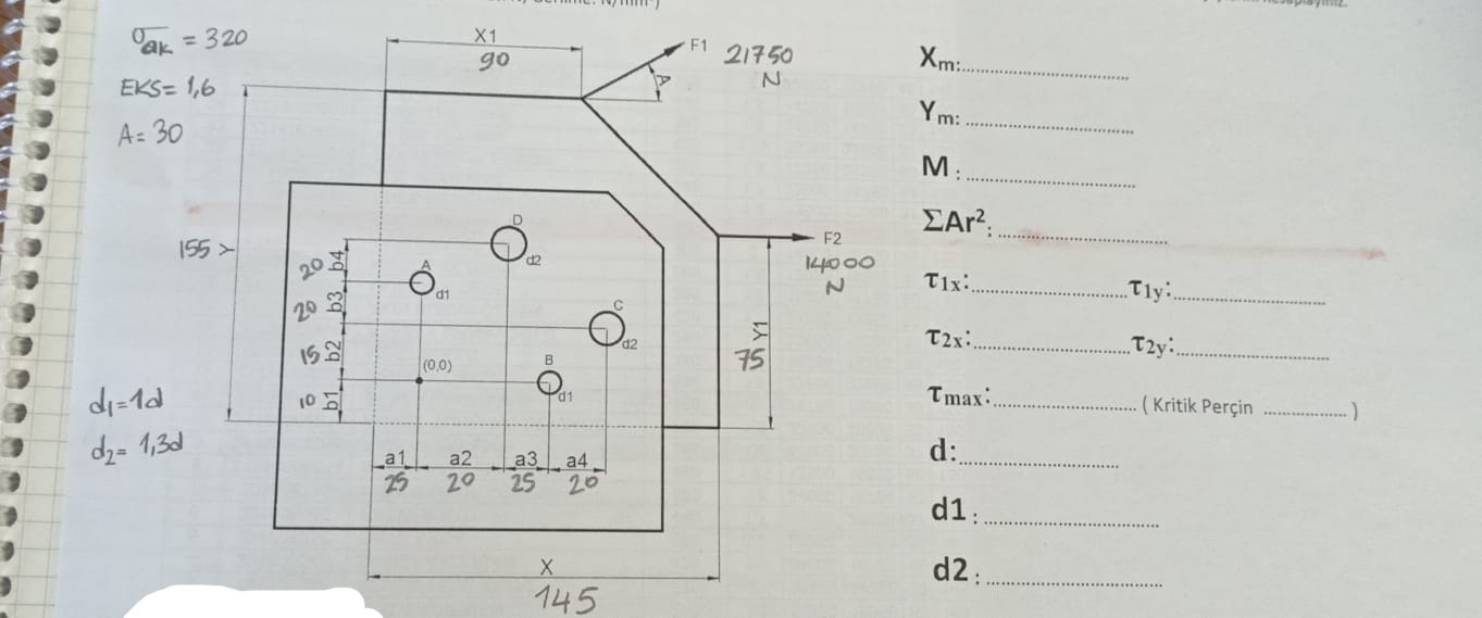 which one is the critical riveted joint? A = 3 0