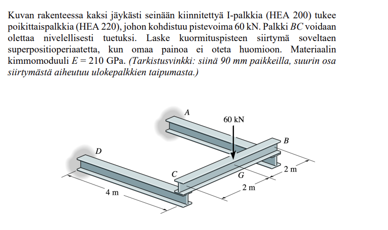 Kuvan rakenteessa kaksi j yk sti sein n