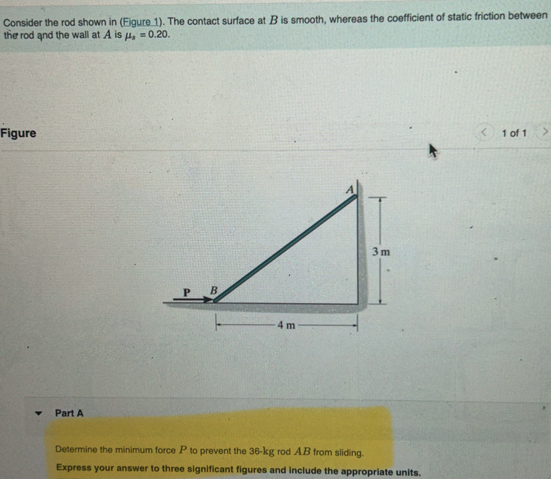 How to solve Consider the rod shown in ( Figure 1