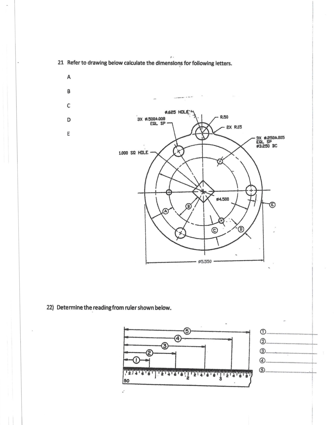 2 1 Refer to drawing below calculate the