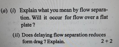( a ) ( i ) Explain what you mean by flow