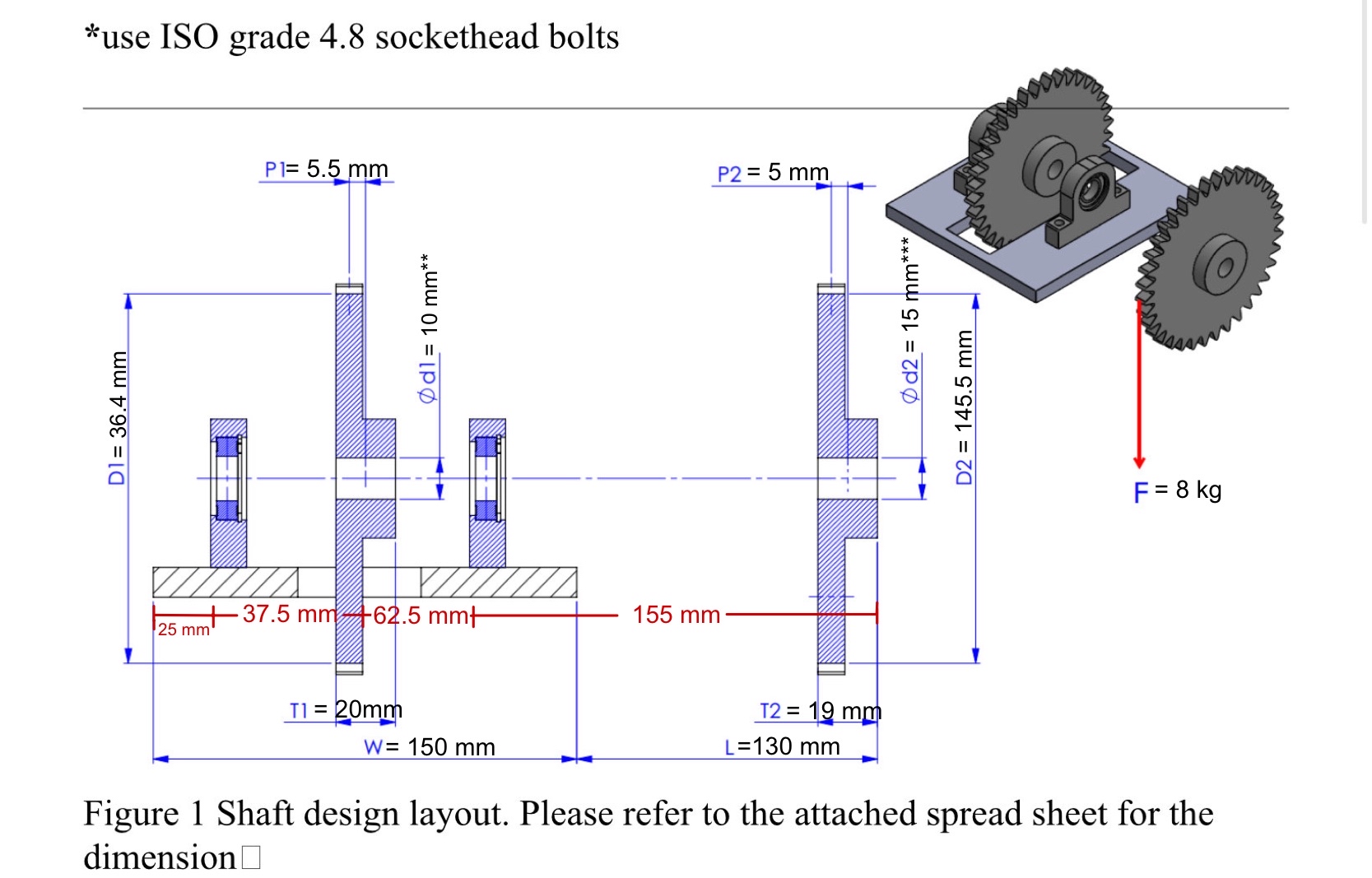 Mechanical Engineering Find A 1 & A 2 Problem A A