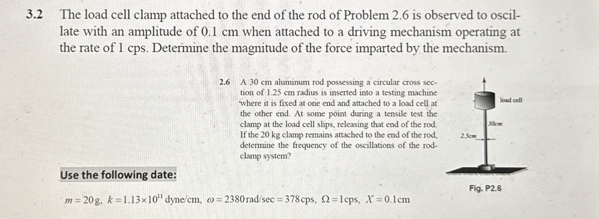 3 . 2 The load cell clamp attached to the end of