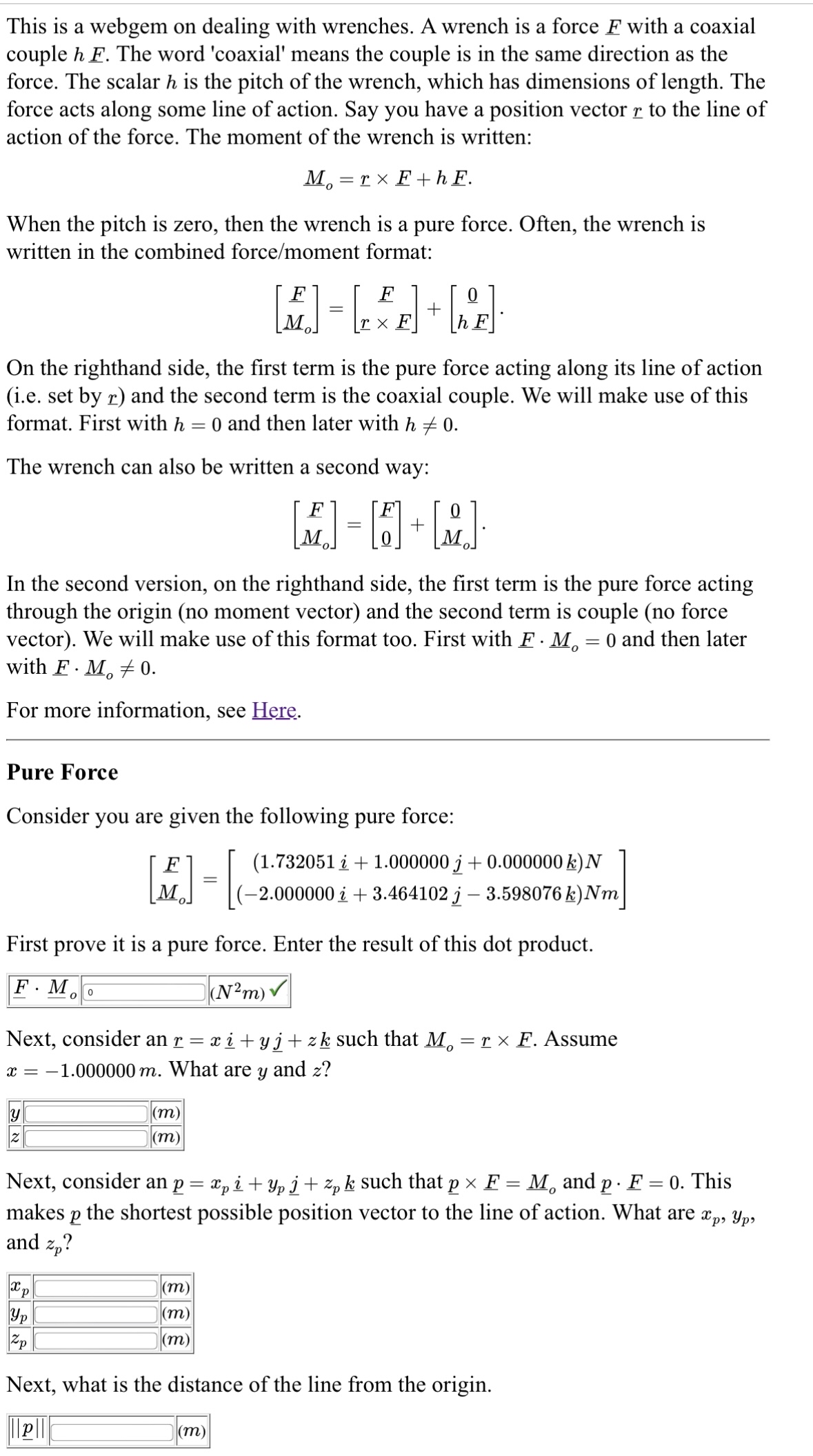 This is a webgem on dealing with wrenches. A