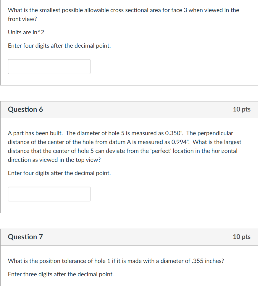 What is the smallest possible allowable cross