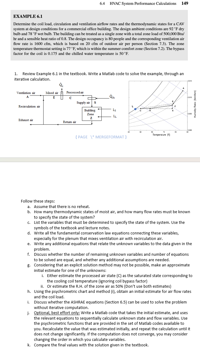 EXAMPLE 6 . 1 Determine the coil load,