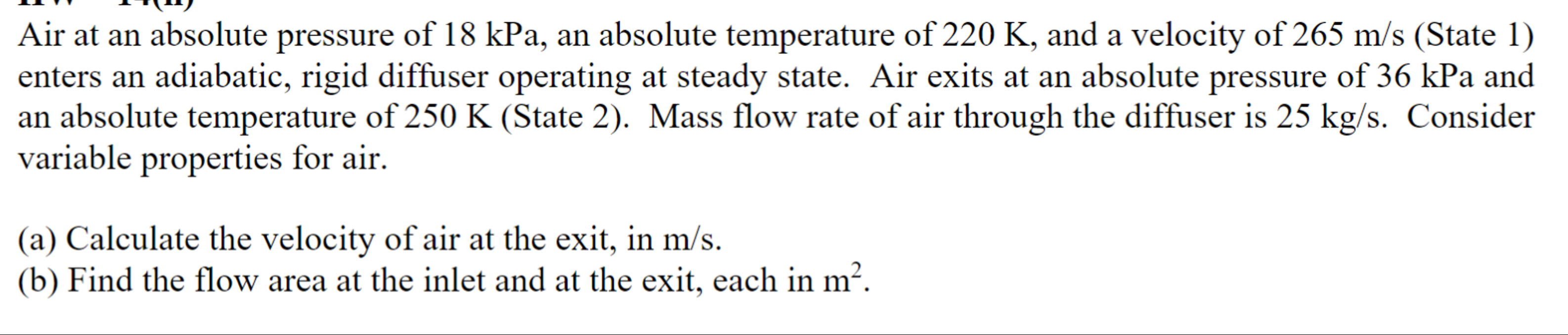 Air at an absolute pressure of 1 8 kPa , an
