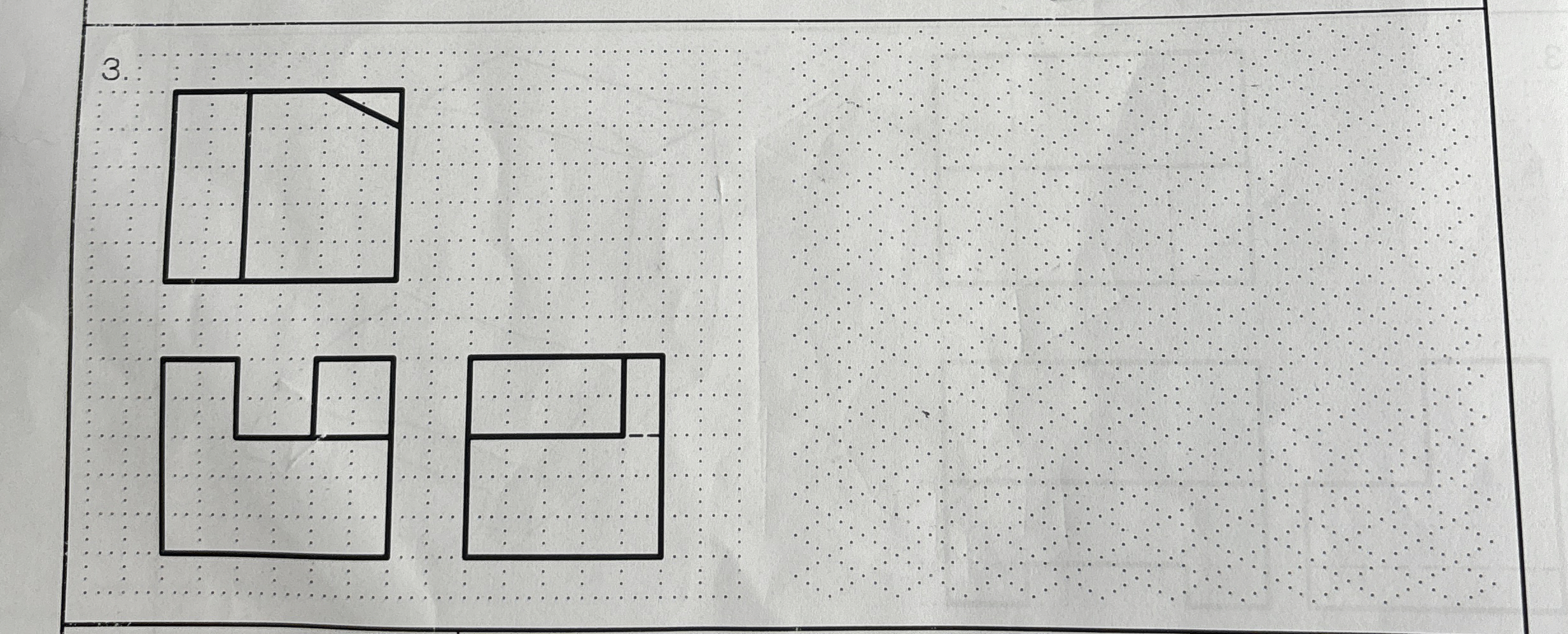 Sketch the isometric view from the given