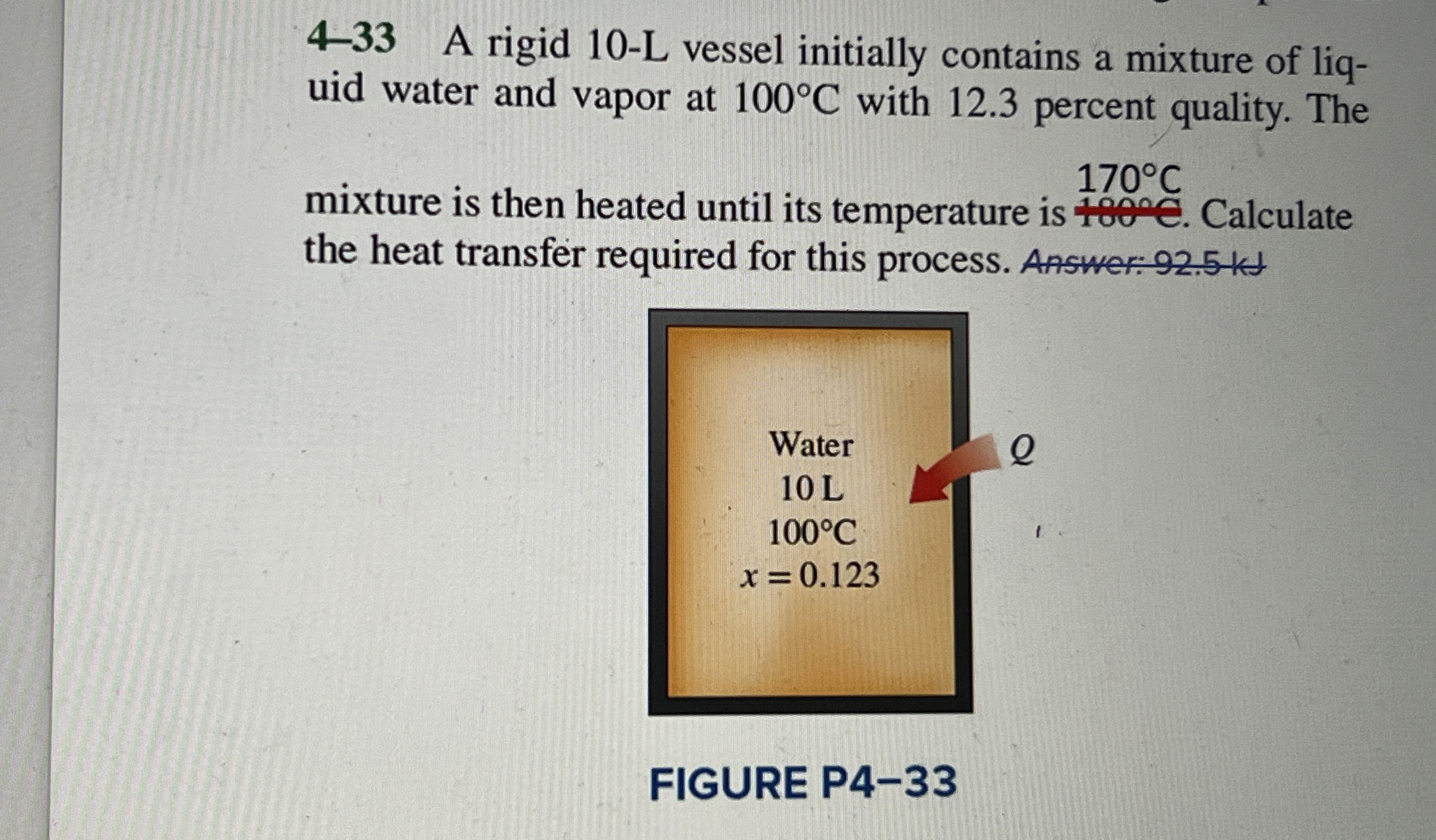 4 - 3 3 A rigid 1 0 - L vessel initially contains