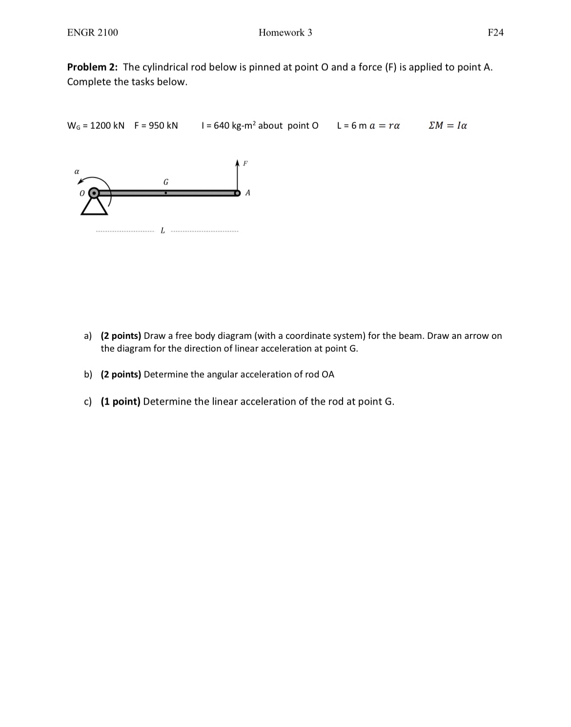 ENGR 2 1 0 0 Homework 3 F 2 4 Problem 2 : The
