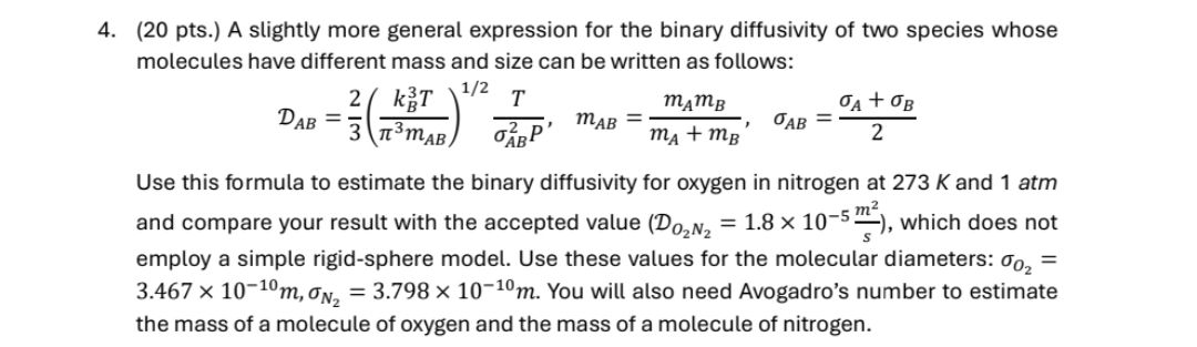 ( 2 0 pts . ) A slightly more general expression