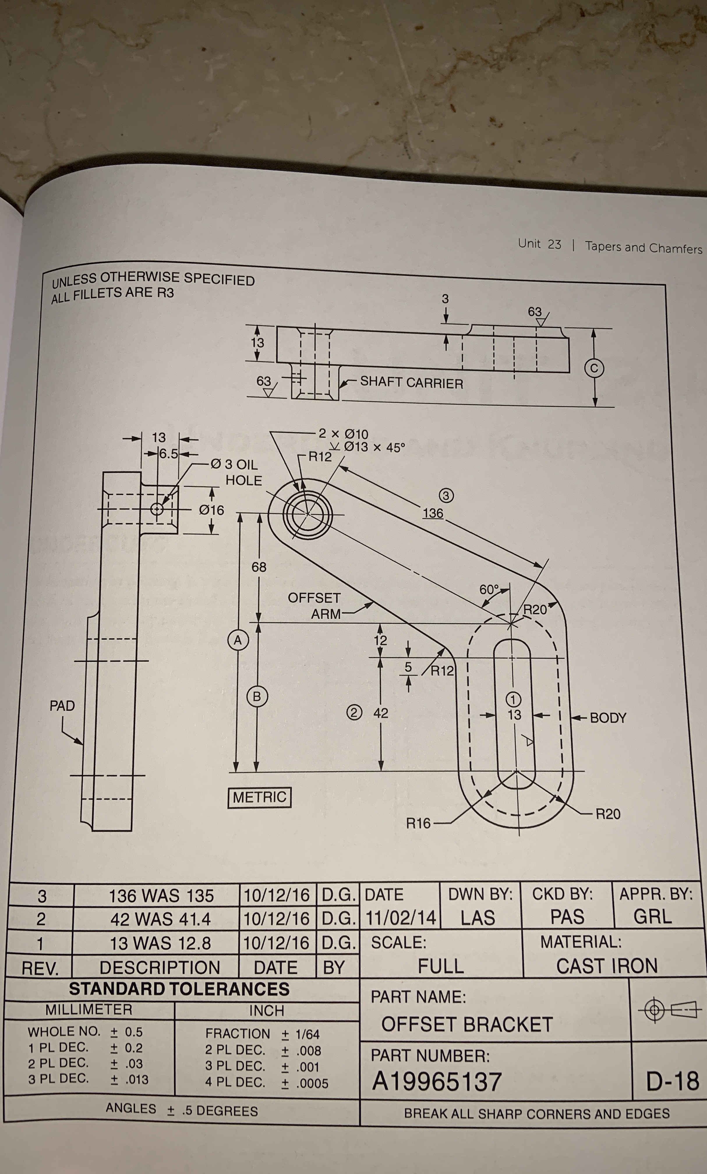 Unit 2 3 | Tapers and Chamfers UNLESS OTHERWISE