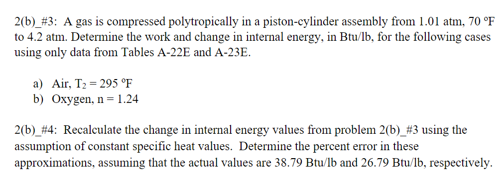 2 ( b ) _ # 3 : A gas is compressed