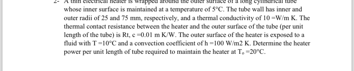 whose inner surface is maintained at a