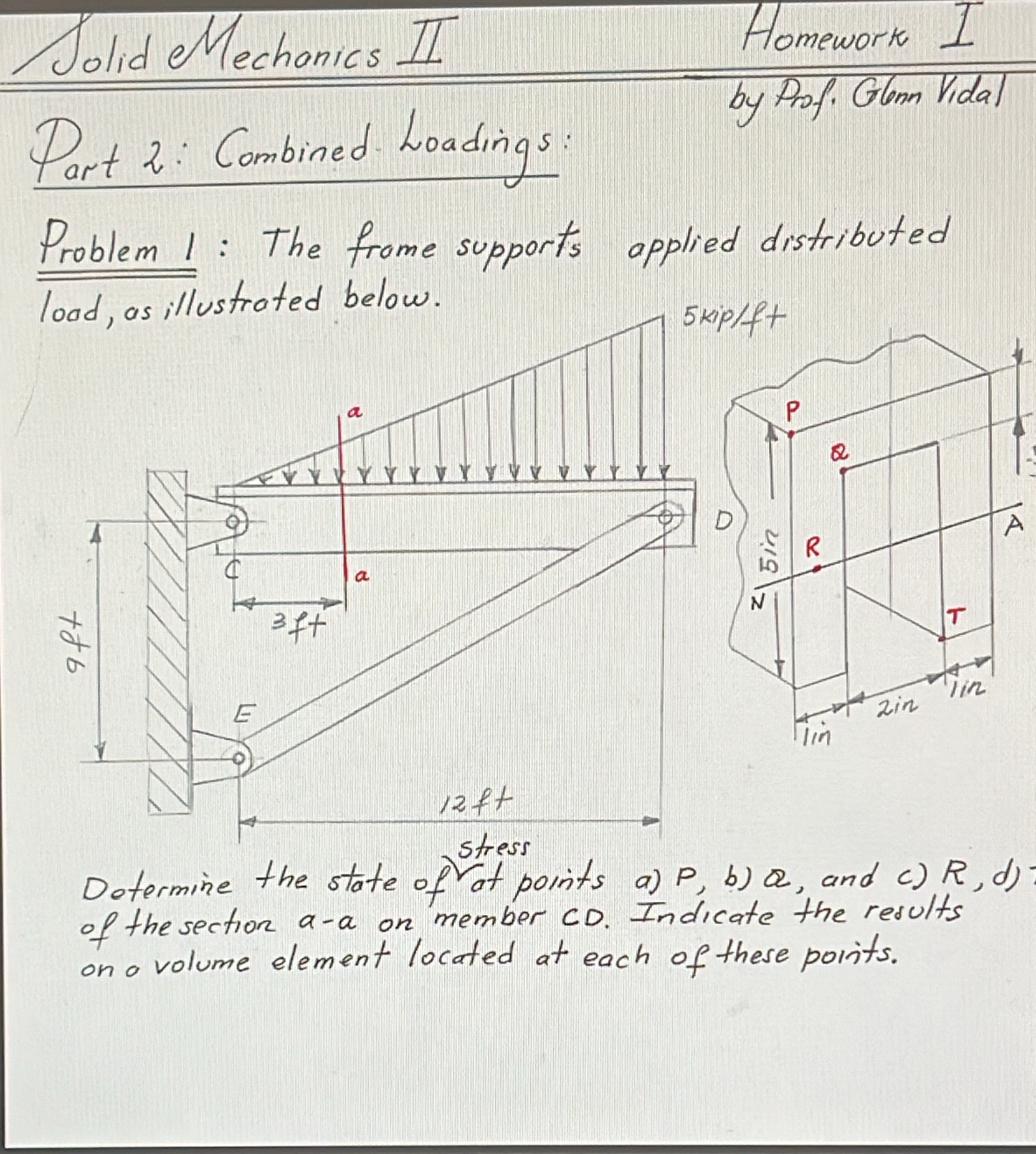 Jolid Mechanics II Homewort I Part 2 : Combined