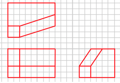 draw the corresponding isometric view from the