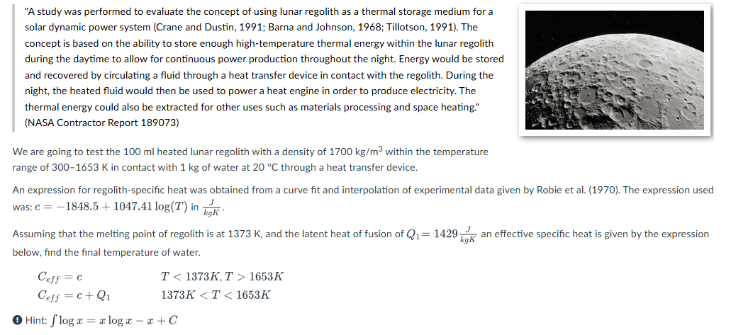 We are going to test the 1 0 0 ml heated lunar