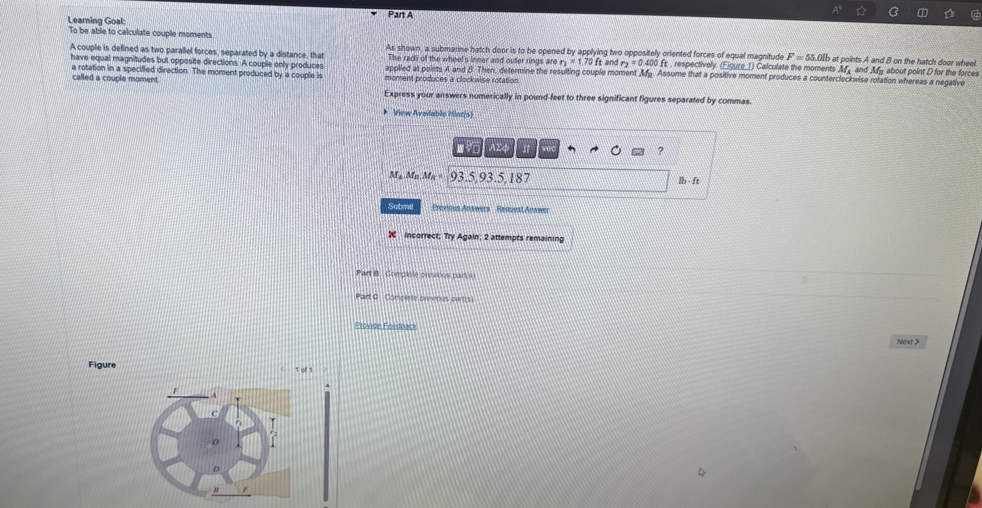 Leaming Goal: To be able to calculate opuple