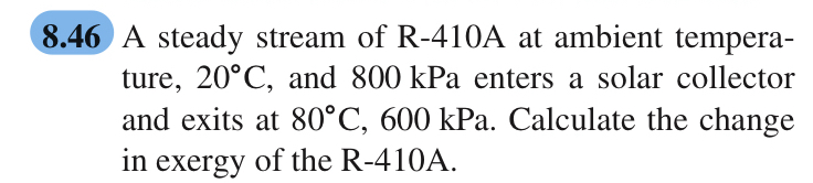 8 . 4 6 A steady stream of R - 4 1 0 A at ambient