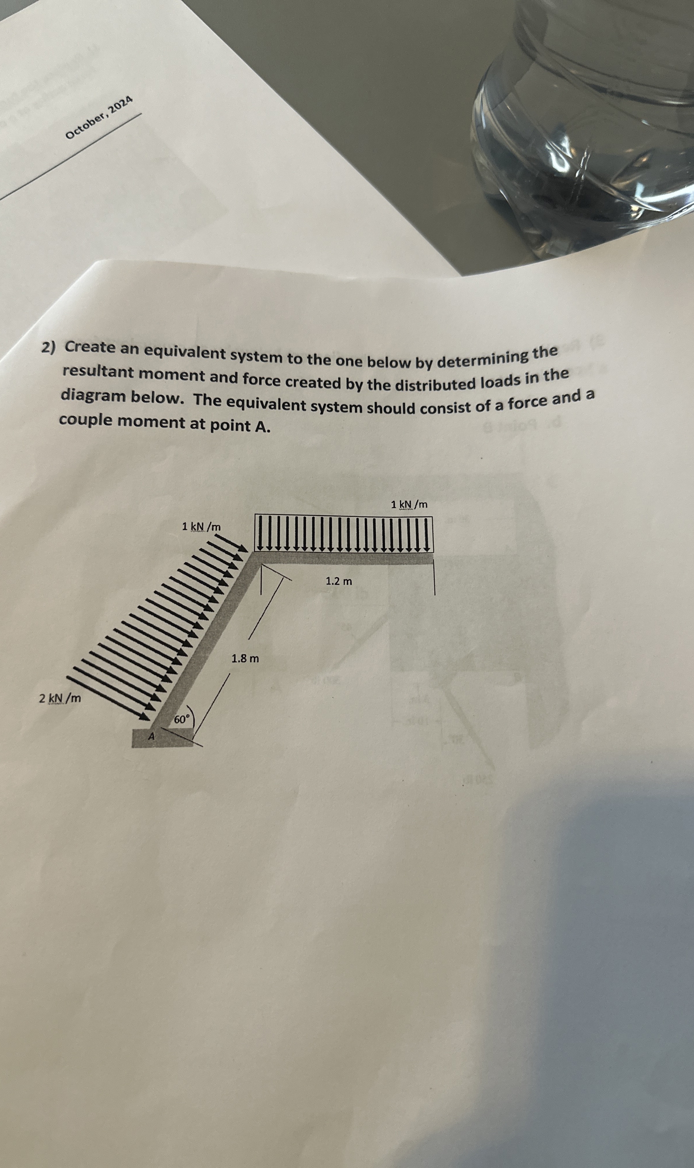 Create an equivalent system to the one below by