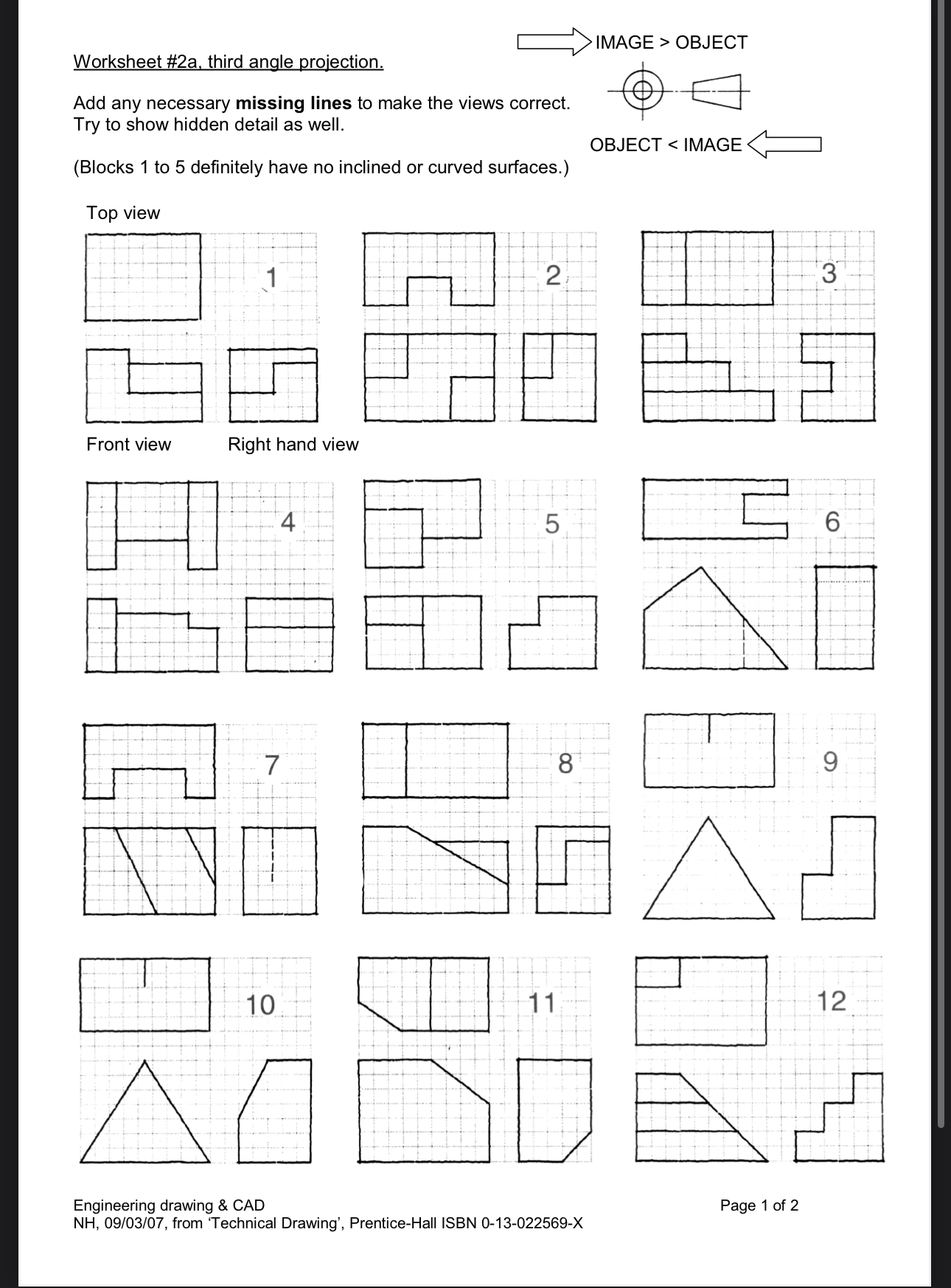 Do them all Add any necessary missing lines to