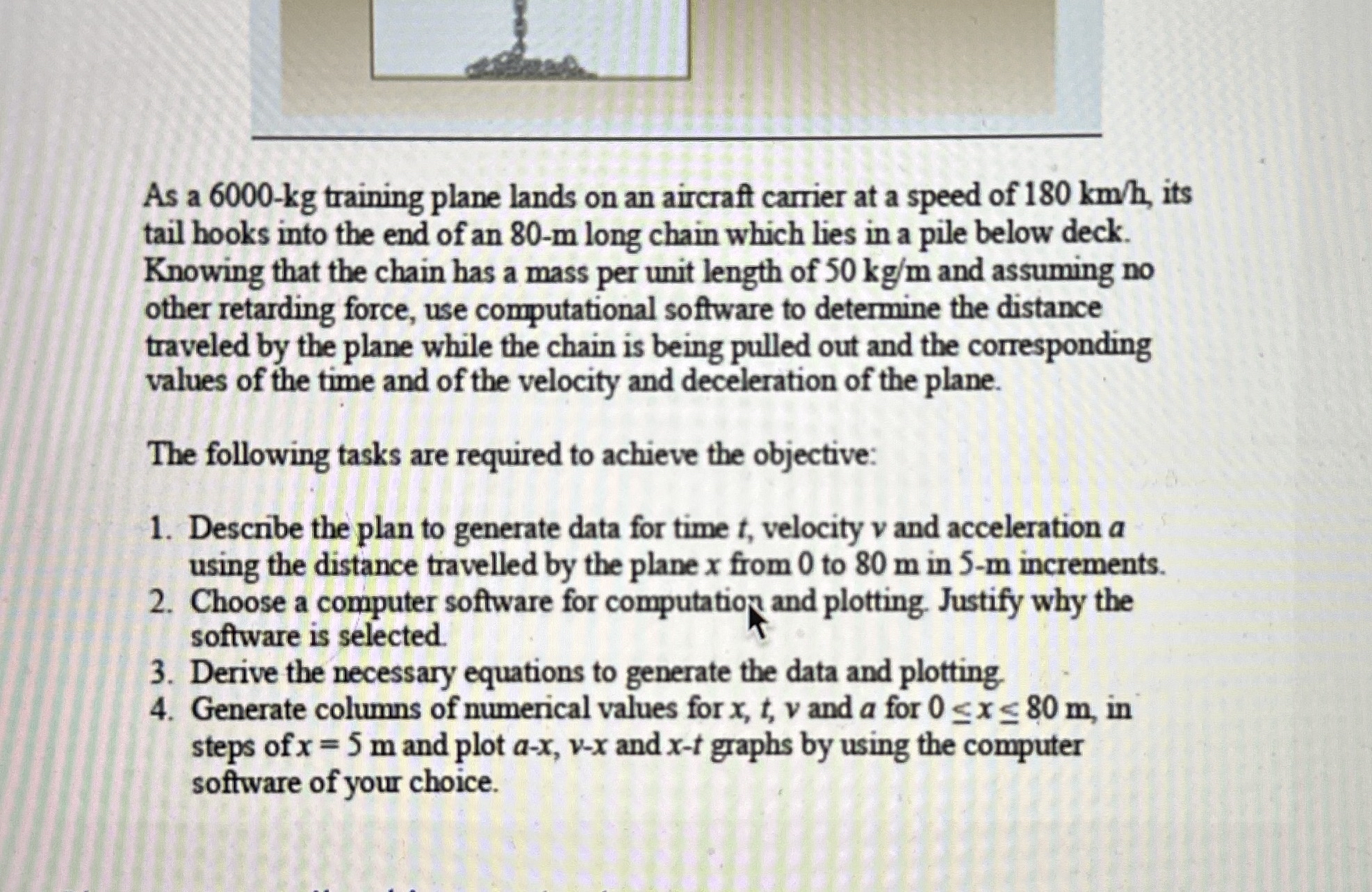 As a 6 0 0 0 - k g training plane lands on an