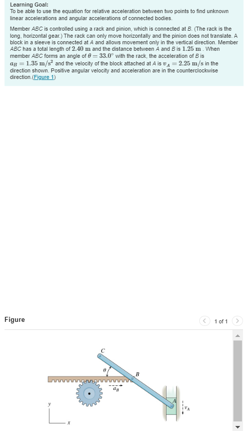 linear accelerations and angular accelerations of