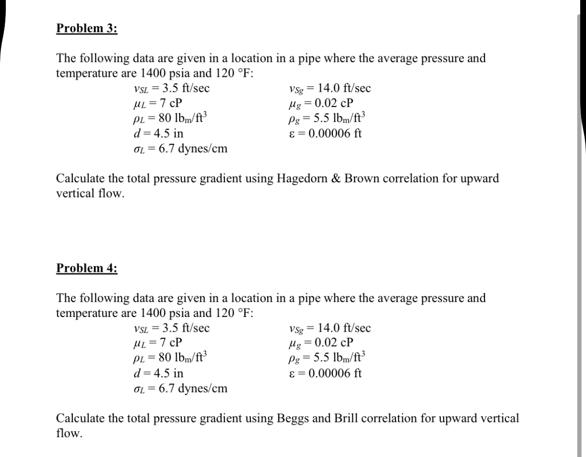 Problem 3 : The following data are given in a